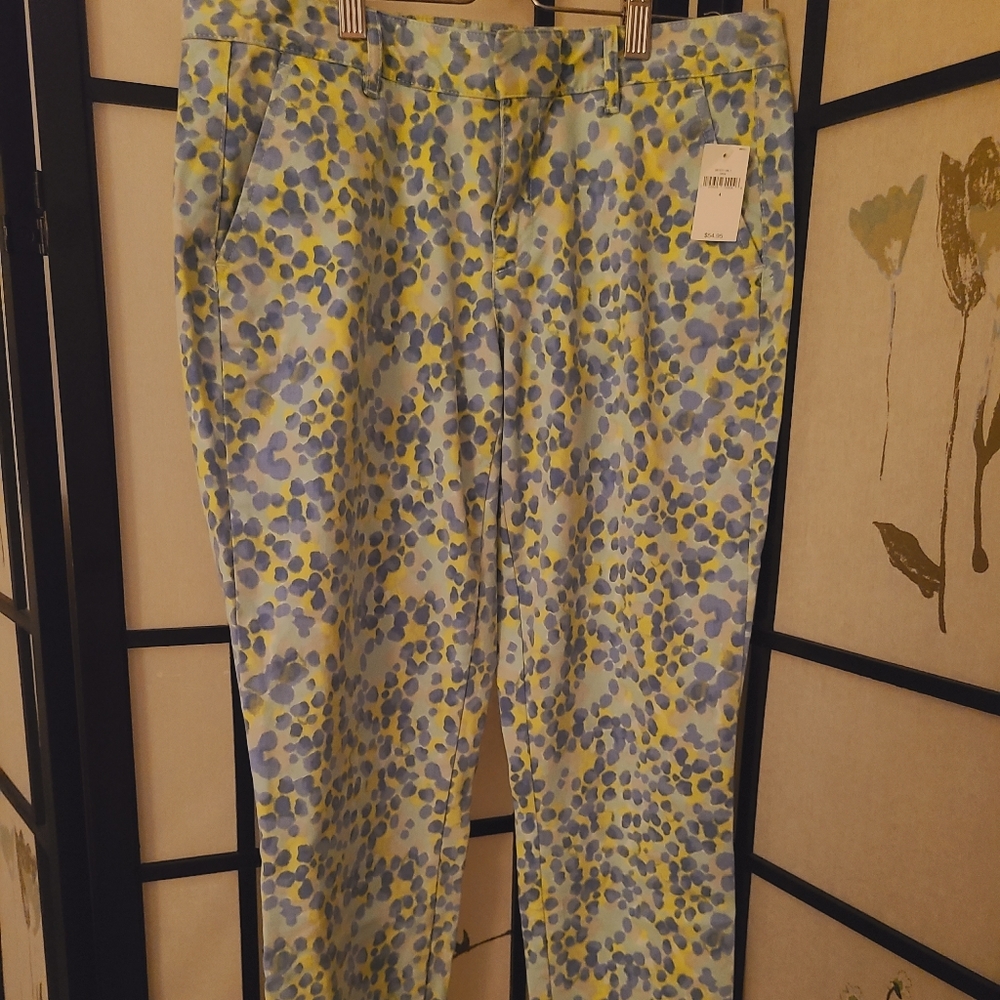 NWT Gap Skinny Floral Pants